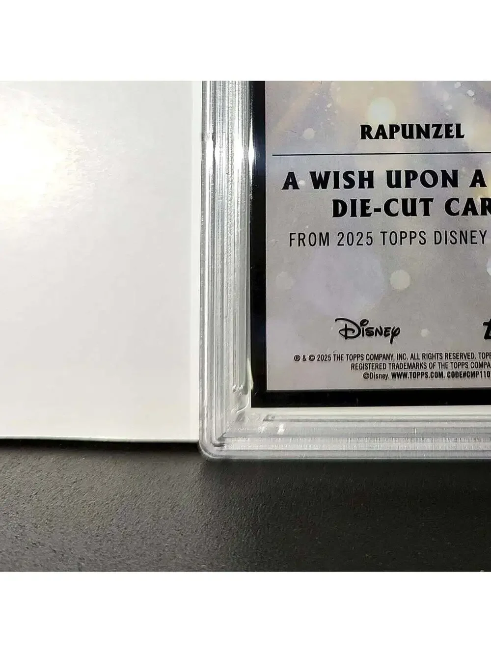 Rapunzel 2025 Topps Chrome Disney #W-16 Wish Upon A Star Die Cut Tangled PSA 9